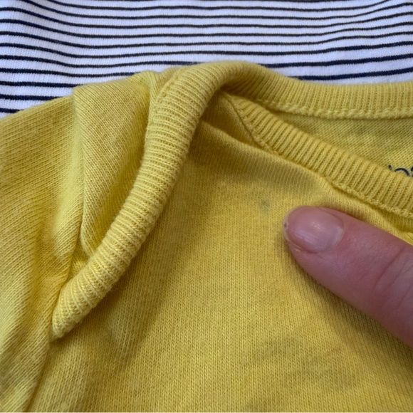Baby Boy Bodysuit Romper Lot 3–6M babyGap Little Me Carter’s Graphic Tops - Picture 8 of 9